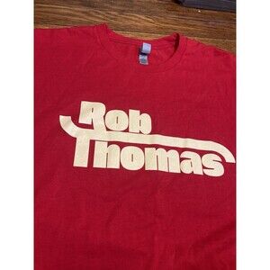 ROB THOMAS RT Band Tour Soft Red T SHIRT  SIZE Large Top Matchbox 20